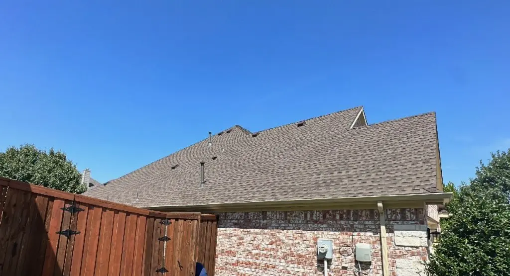 Completed roof replacement project in Easttown